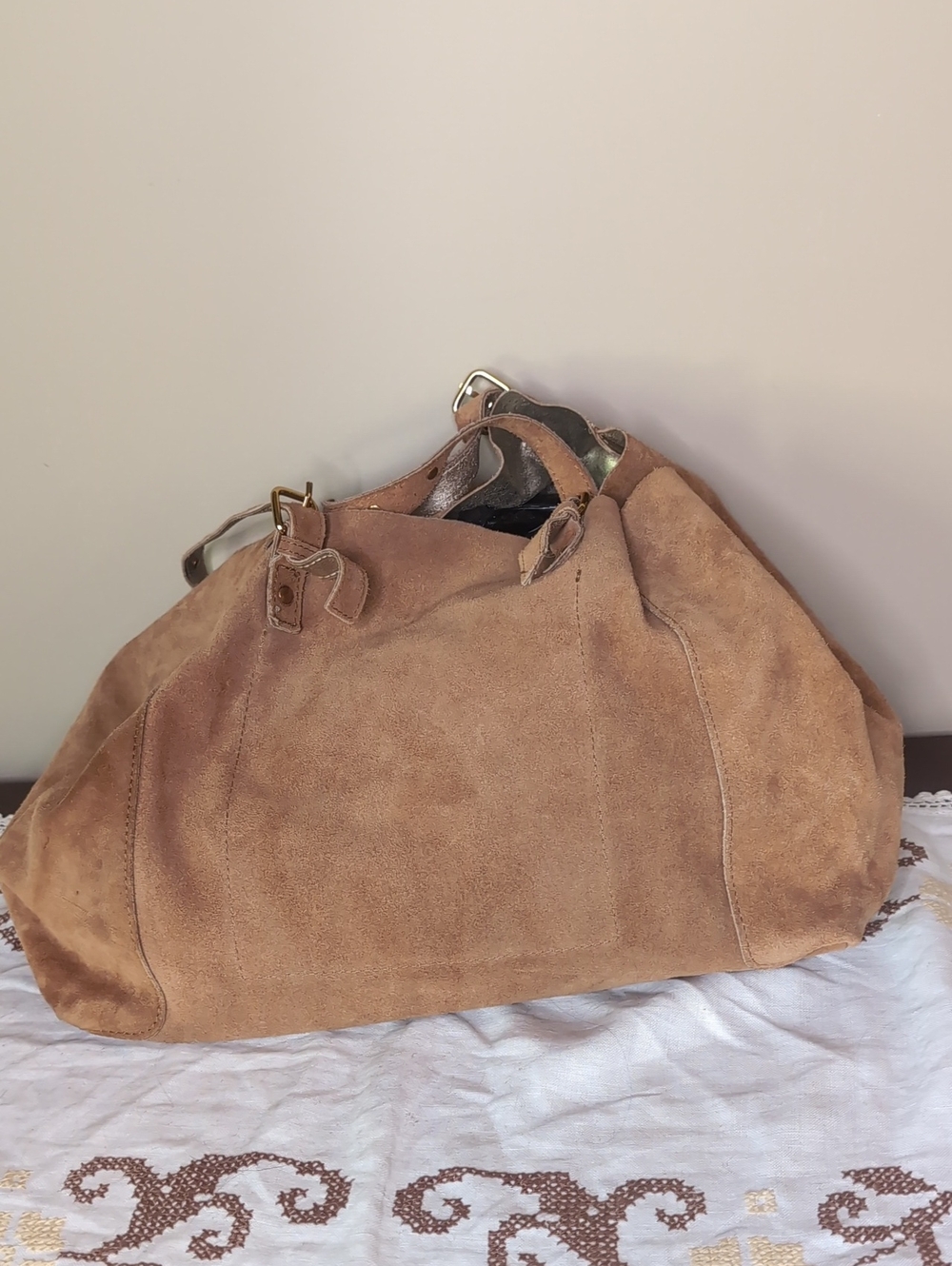 Large Haute Hippie All Leather Tote Bag - Picture 4 of 10
